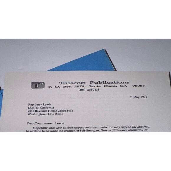 Linkages Is About Tomorrow By Bob Crehore 1992 w/ Letter From Publisher Truscott - Picture 5 of 8